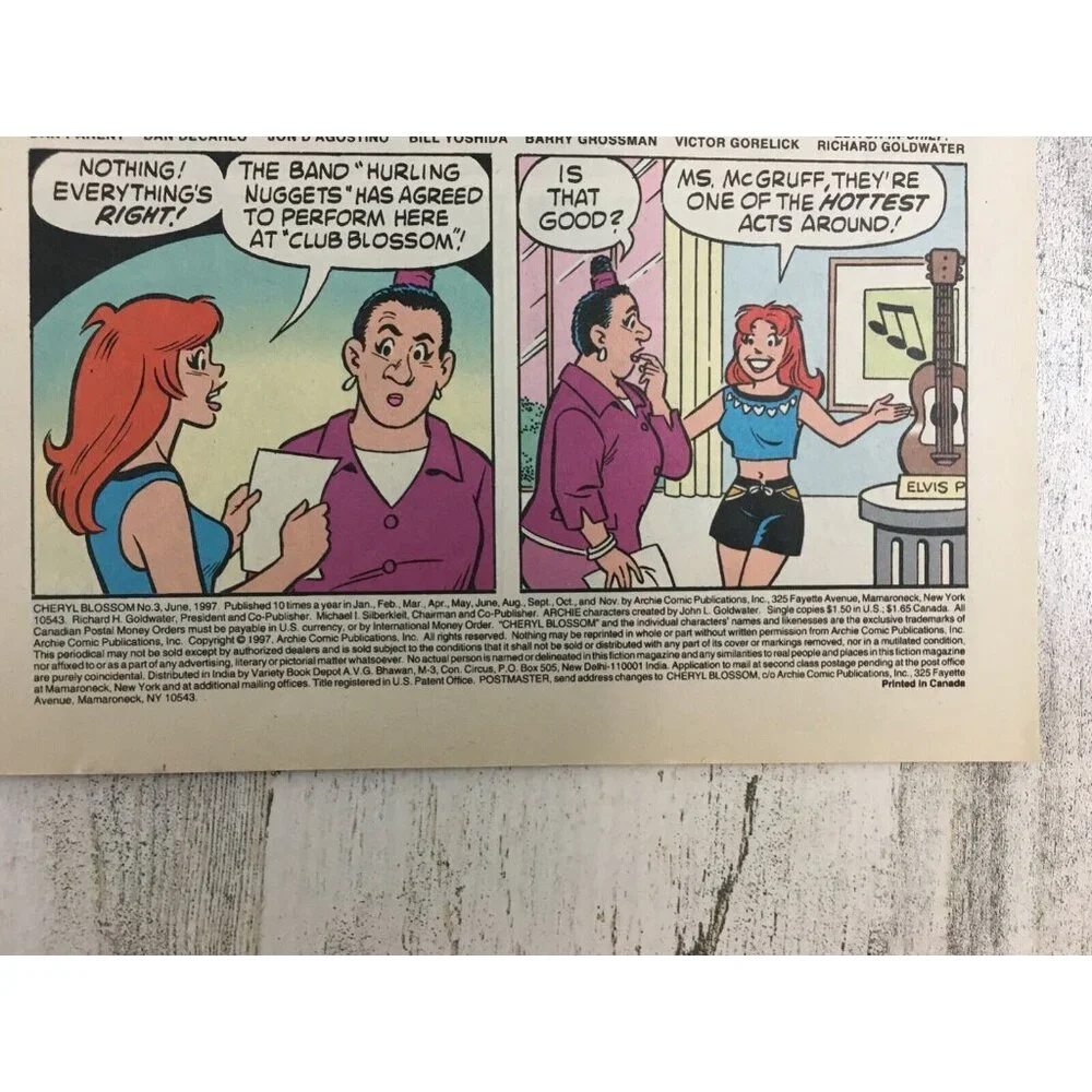 Cheryl Blossom #3 June 1997 Dan DeCarlo Cover Home Improvement - Picture 8 of 15